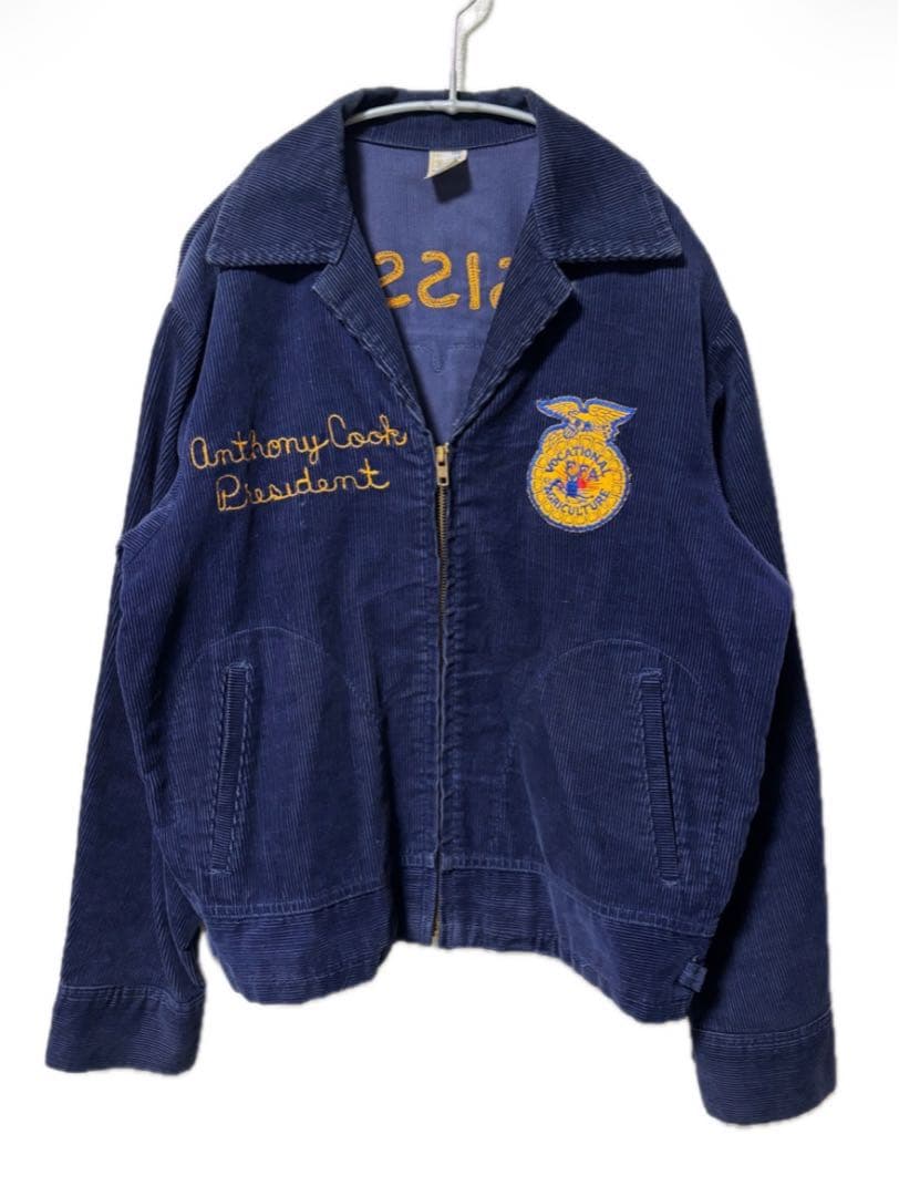 FFA 80s ネイビー ジャケット 40サイズ YKK