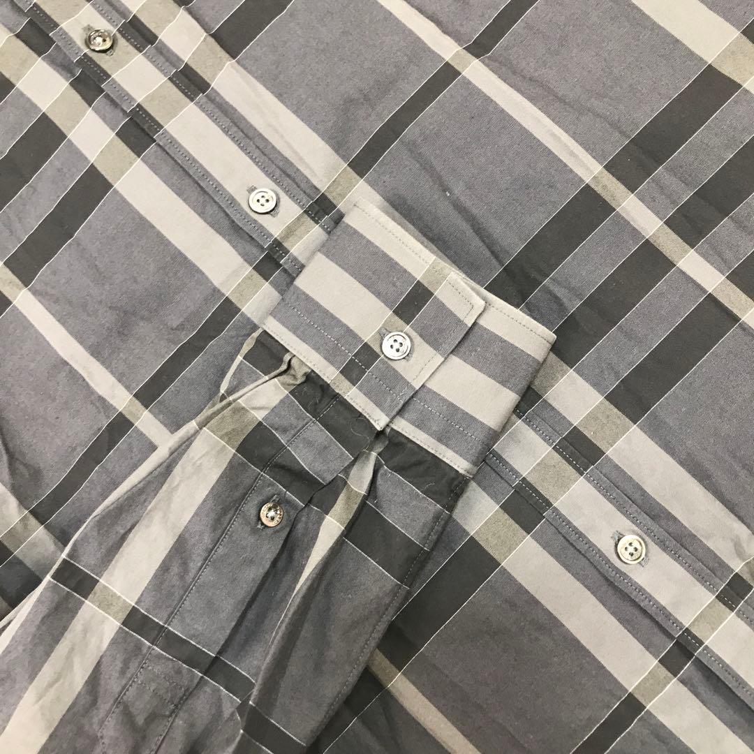 BURBERRY ブラックレーベル シャツ ノバチェック 黒 総柄 バーバリー