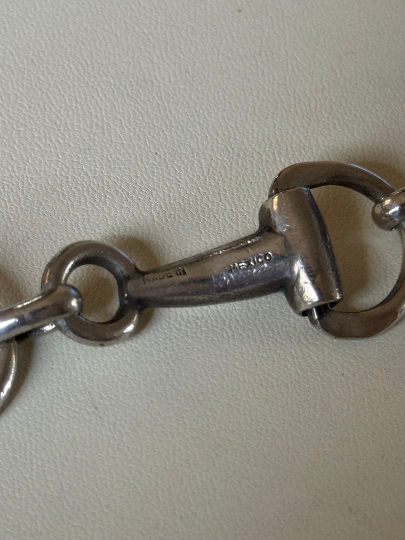 ヴィンテージ Gucciホースビット シルバー950ブレスレット トム