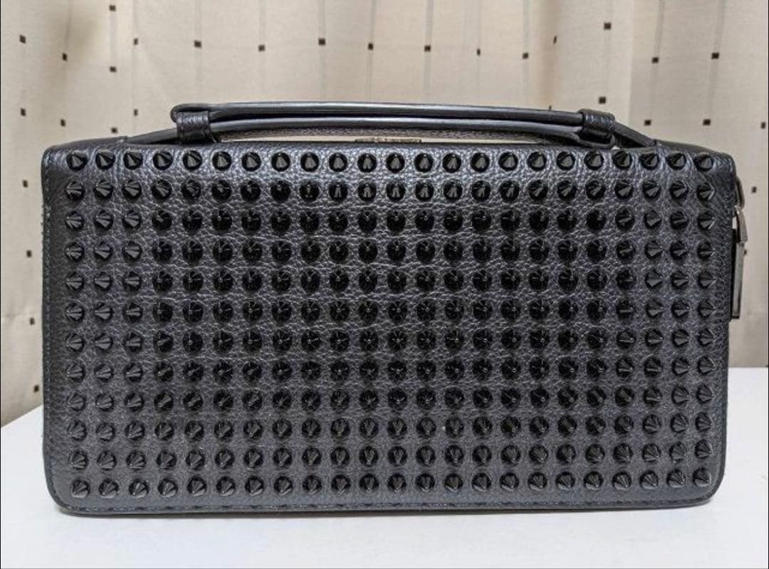 Christian Louboutin クリスチャンルブタン パネトーネ Panettone Wallet ブラック カーフレザー - Accessories - Men