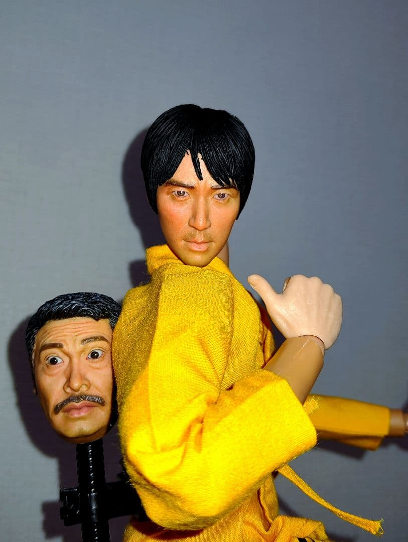 映画.少林サッカー.1/6[阿星(チャウ•シンチー)＆監督ヘッド付]本日限定