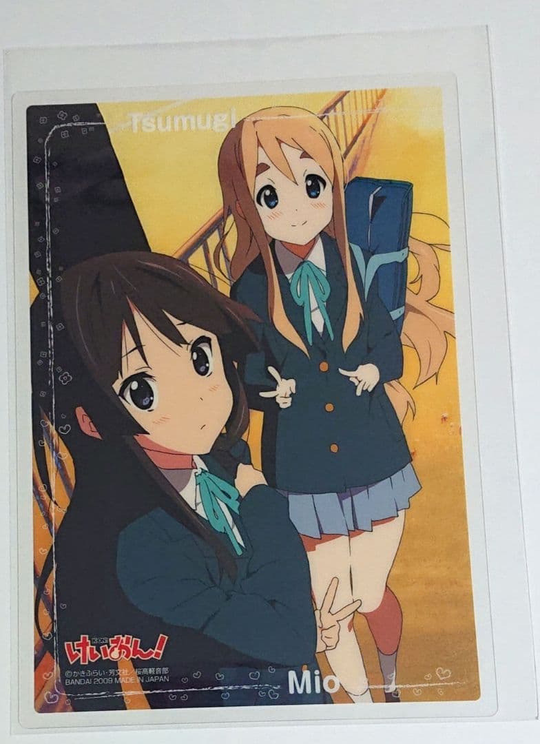 けいおん ジャンボカードダス クリアプレート 3枚 - メルカリ