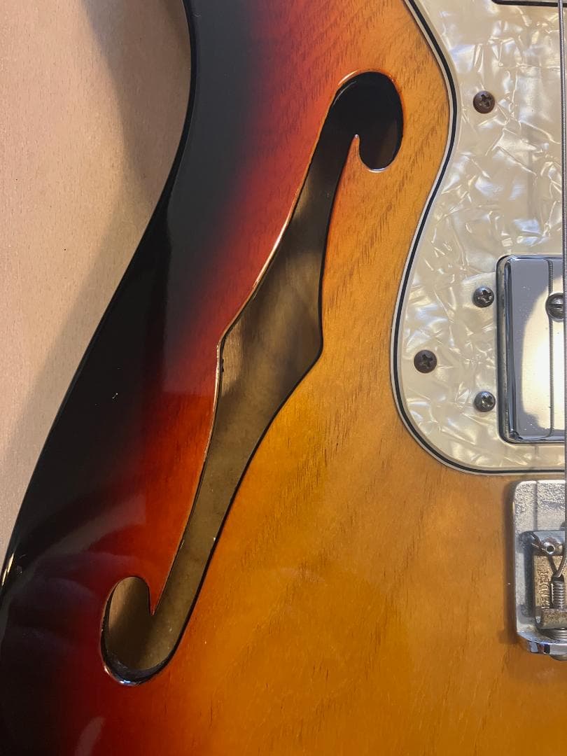 Fender Mexico Telecaster Thinline サンバースト - メルカリ