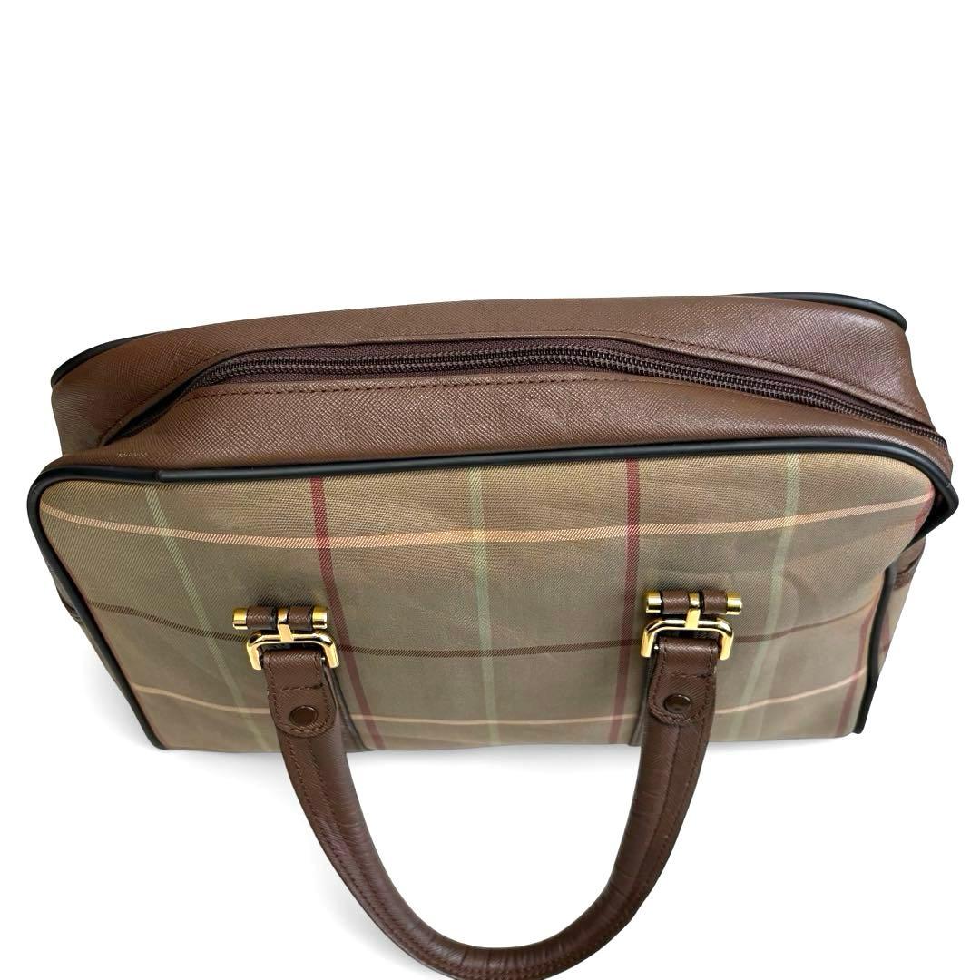 BURBERRY バーバリー ボストンバッグ ノバチェック ハンドバッグ