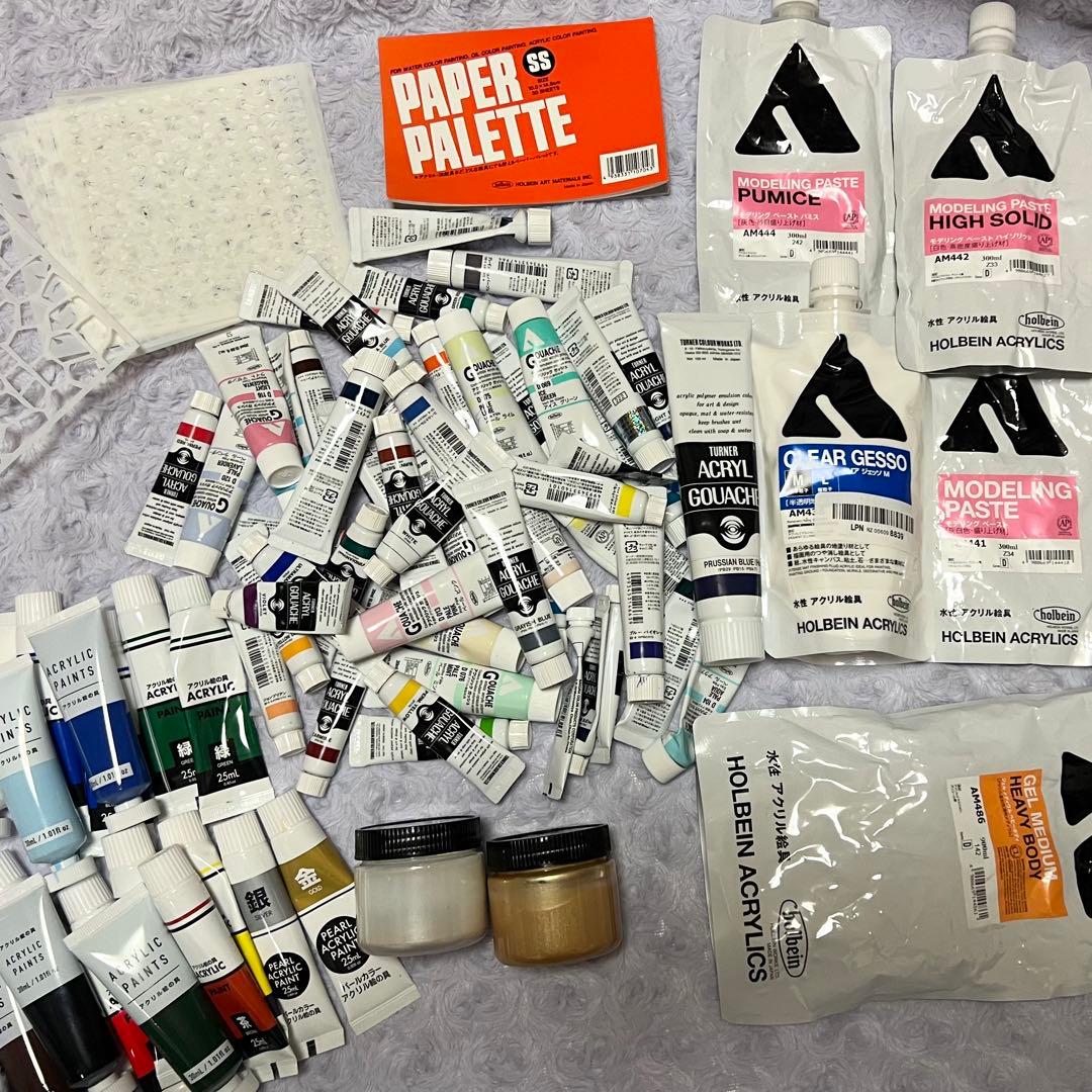 まとめ売り】 画材 アクリルガッシュ メディウム - メルカリ