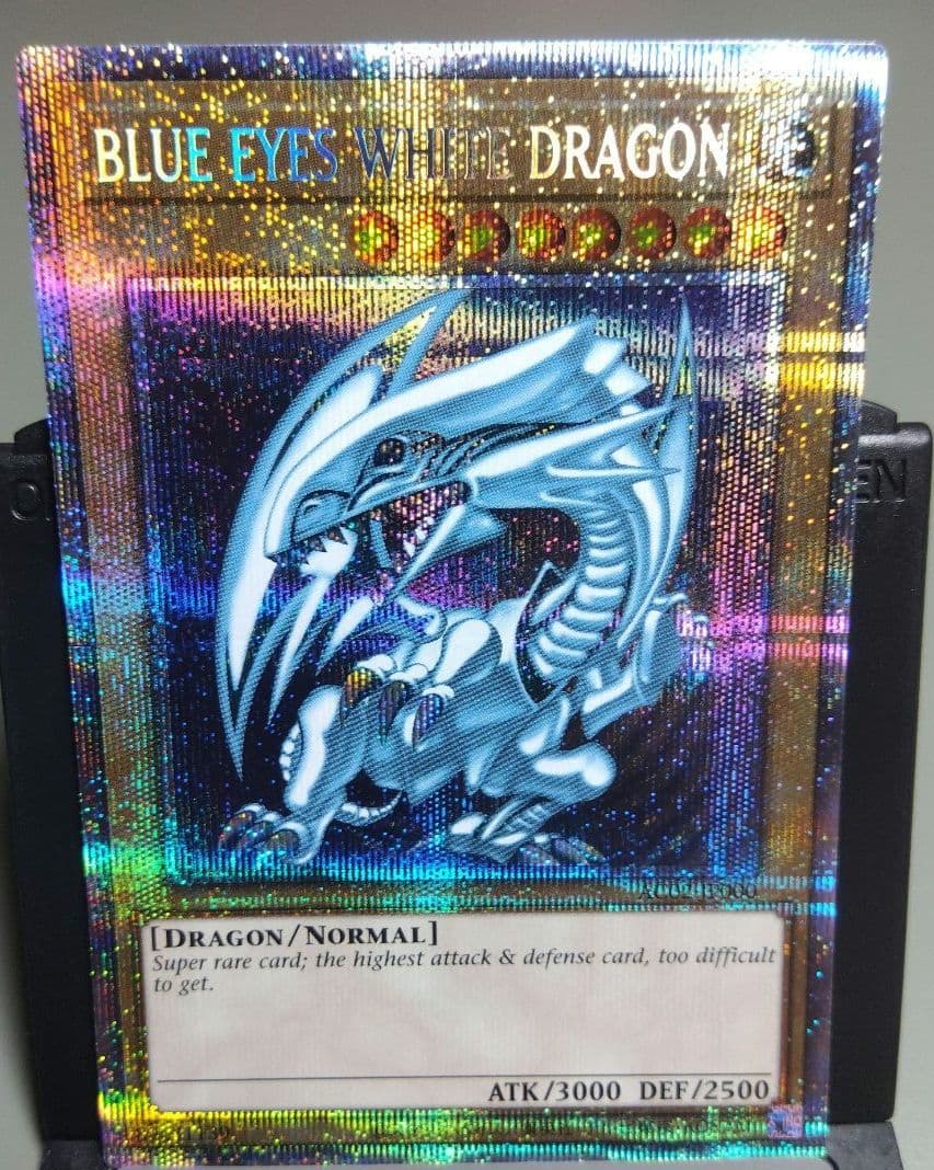 遊戯王　英語版　青眼の白龍 ブルーアイズ AC02-JP000 プリシクプリズマ