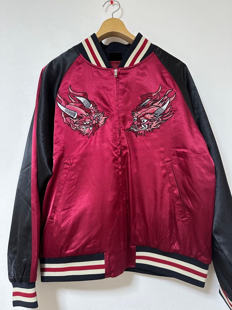 完売品 映画「田村悠人」 スカジャン ～不動明王～ - メルカリ