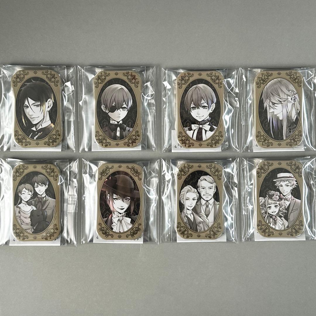 黒執事Black Label缶バッジRich Black全8種コンプリートセット