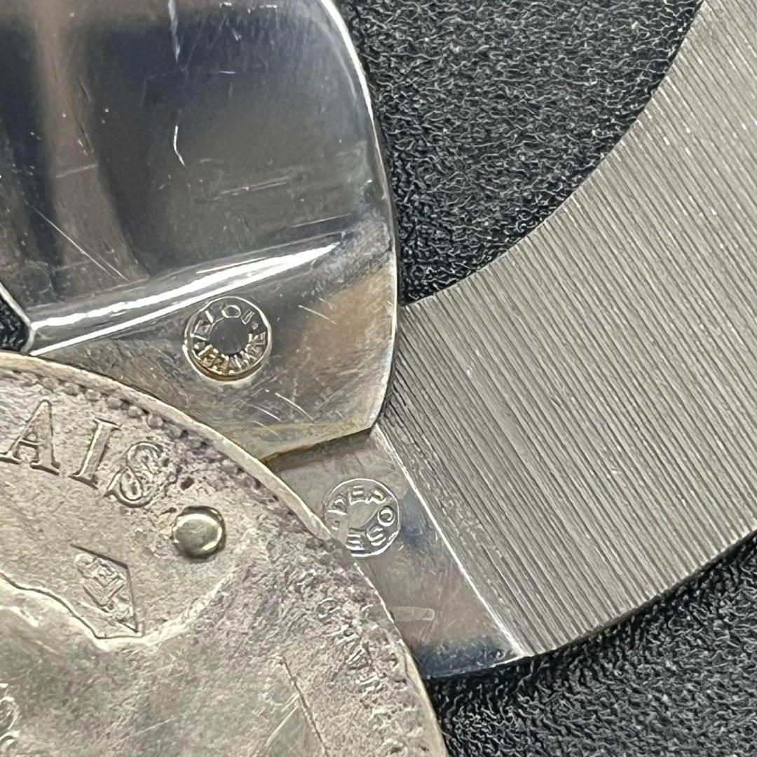 【希少品】Eloi エロア　ナイフ　銀貨　5フラン　箱　タグ付　01