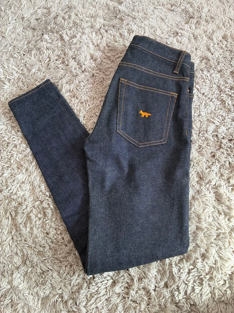 MAISONKITSUNE ジャパンスリムフィットデニム 26 S・XS相当
