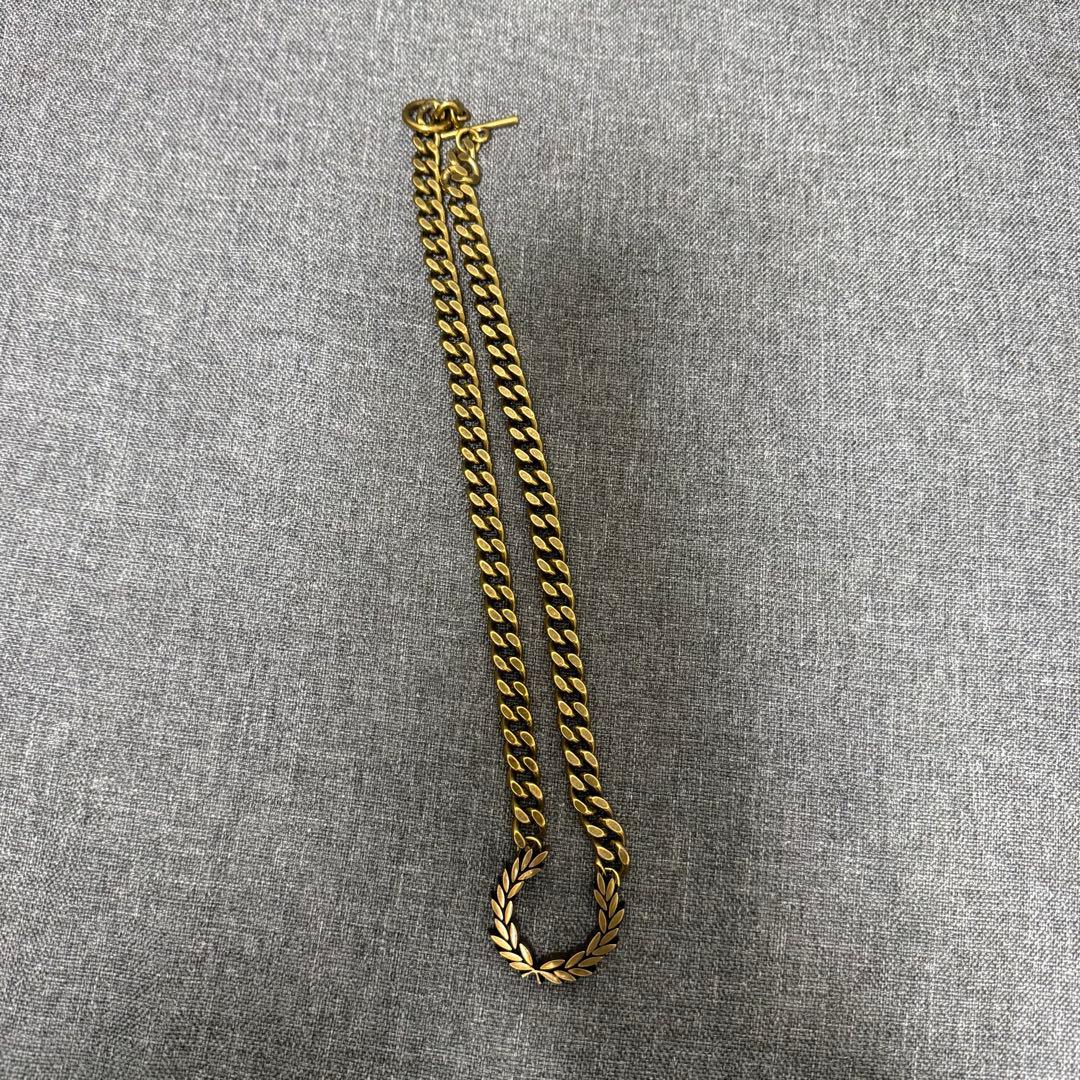 FRED PERRY ネックレス　ゴールド　ゴールドチェーン　ローレルリーフ FRED PERRY（フレッドペリー） ネックレス Laurel Wreath Necklace