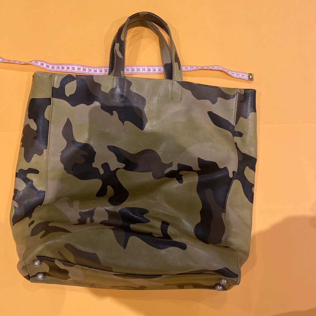 カモフラージュ トートバッグ スタッズ付き Junya Watanabe