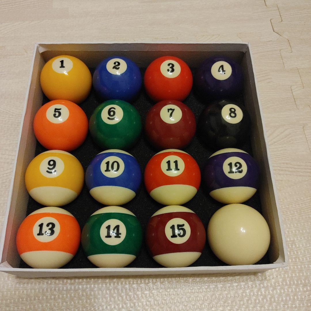 ビリヤードボール／球16個 箱サイズ24.5×24.5×6.5cm - メルカリ