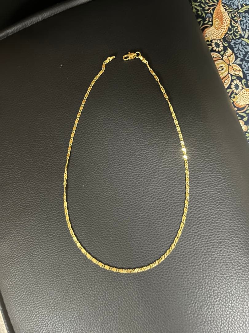 18K 刻印 ネックレス約45cm 喜平 ネックレス K18 トリプル 12面 27g 45cm 造幣局検定マーク(ホール