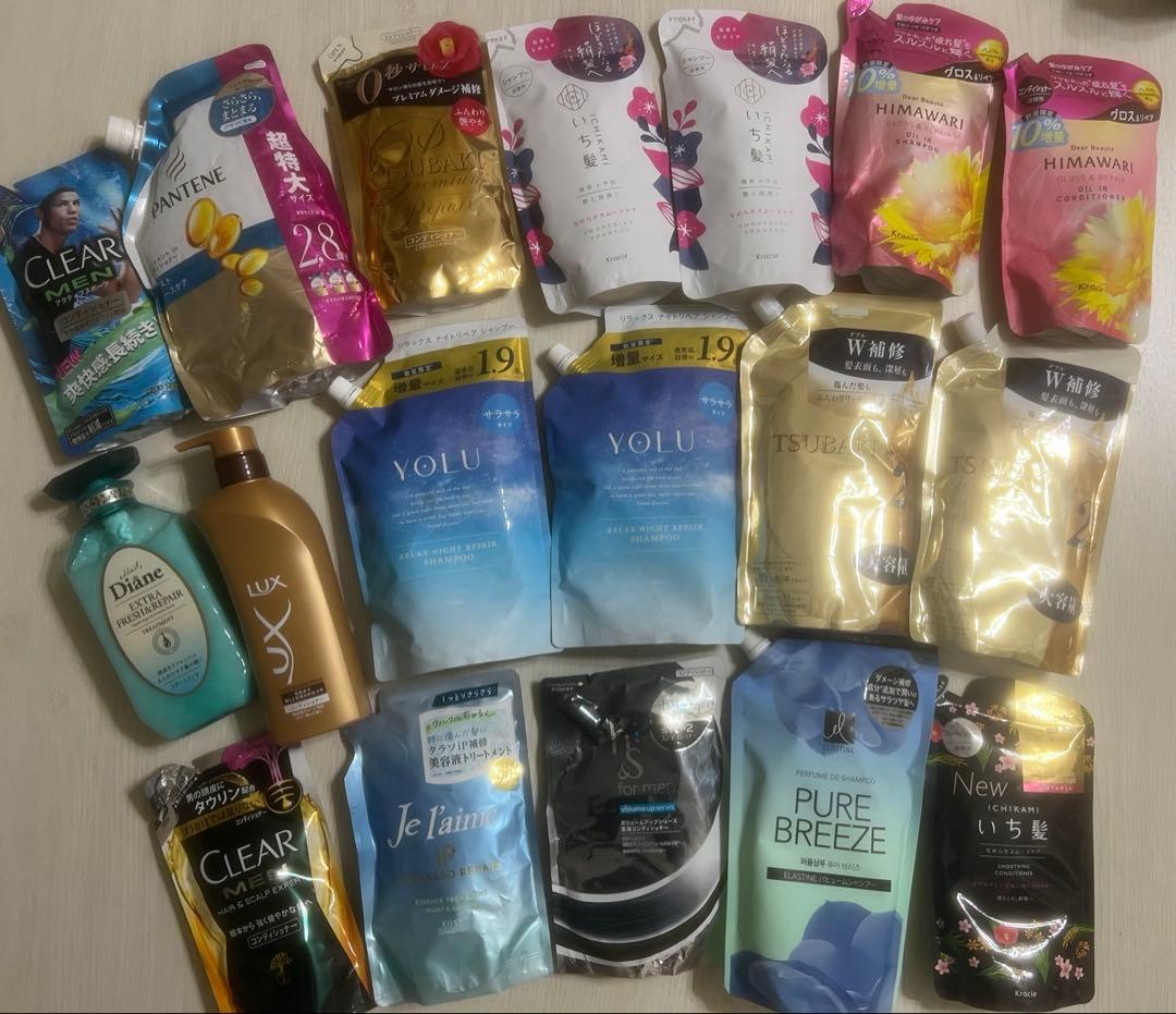 YOLUシャンプー いち髪 HIMAWARI TSUBAKI LUX ジュレーム