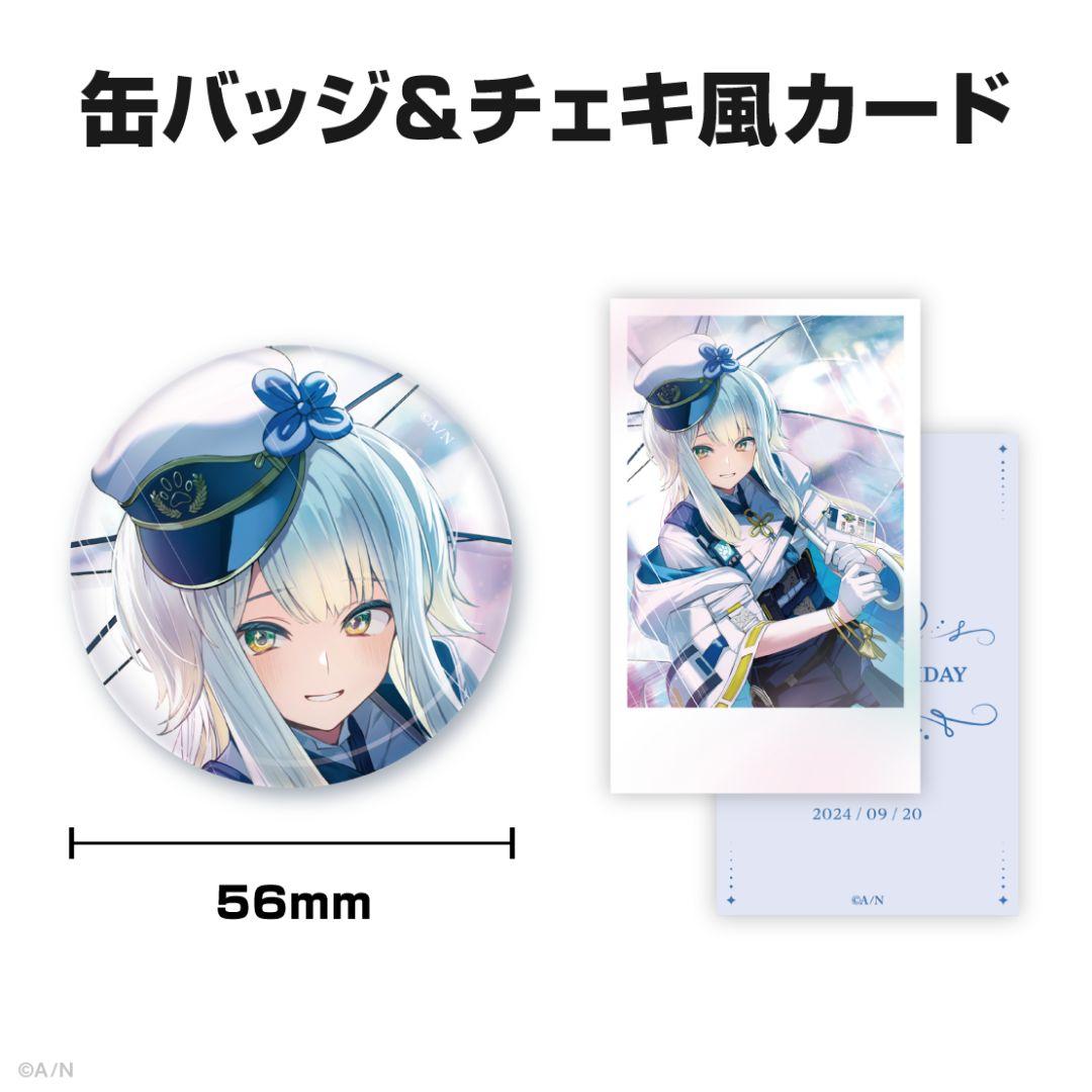 にじさんじ栞葉るり 2024 誕生日グッズ アクリルパネル 缶バッジ