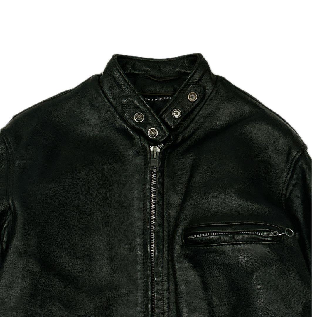 Schott☆641 シングルライダースジャケット 36 ボアライナー c07