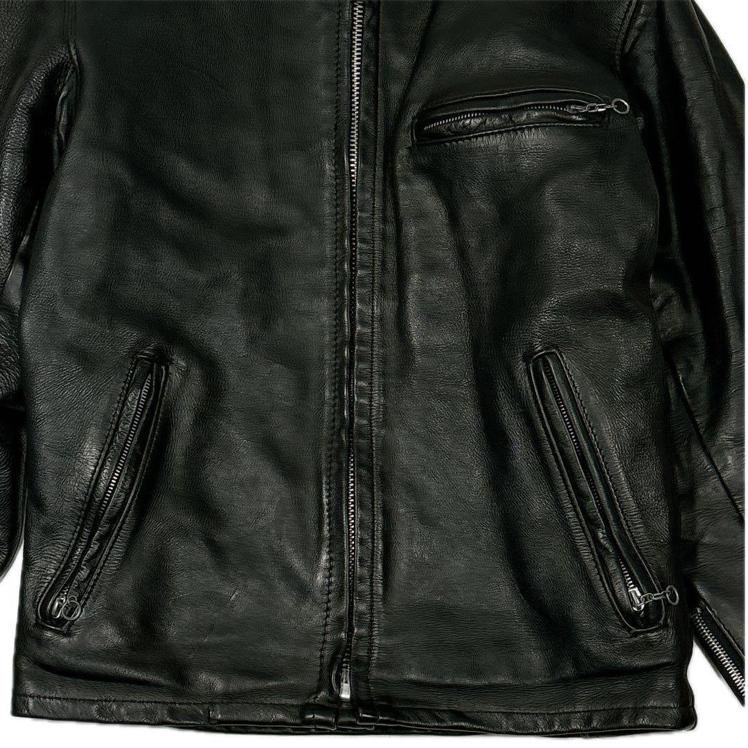 Schott☆641 シングルライダースジャケット 36 ボアライナー c07
