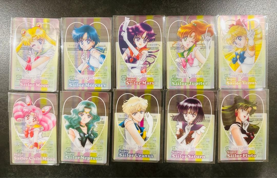 セーラームーン　明治　コラボ　クリアカード　コンプリート　全種類