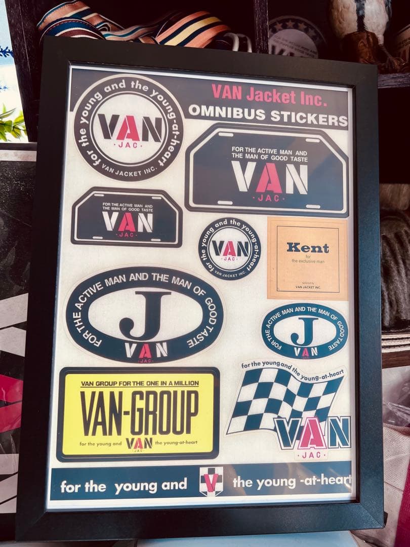 VANオムニバスstickerシートの複製販促品ディスプレイ品A4サイズ