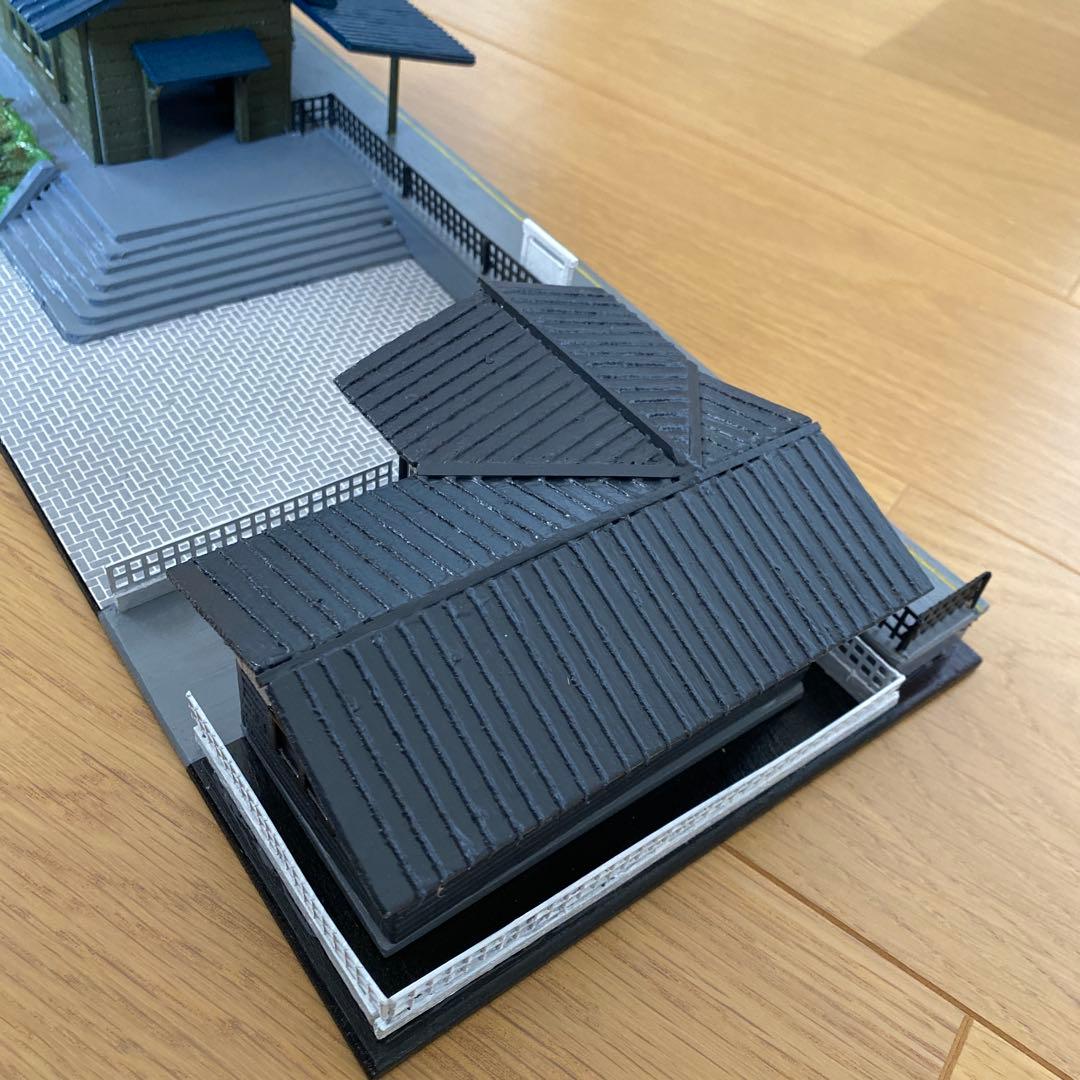 HOゲージ ローカル駅と駅前ジオラマセット - メルカリ