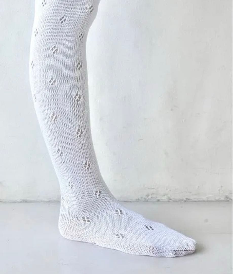 レッグウェア pan flower basque tights