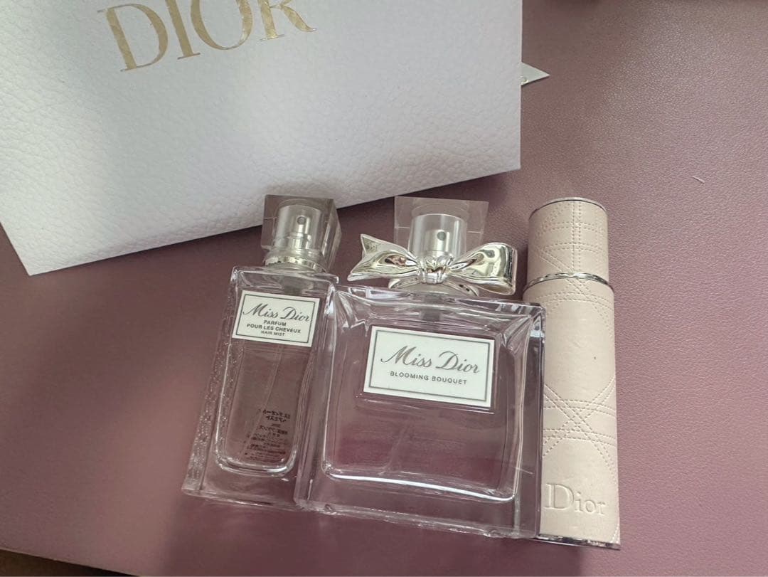 最終価格 Dior ブルーミングブーケ セット アトマイザー ヘアミスト 本体