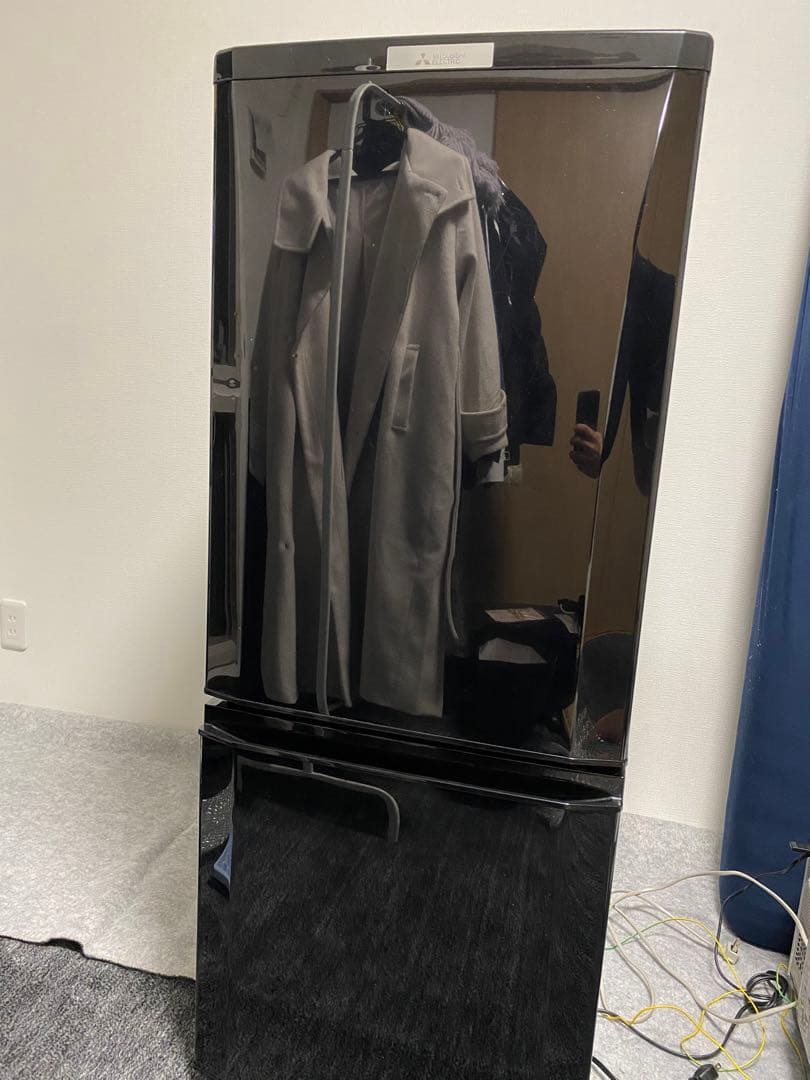 2018年製 三菱冷蔵庫 MR-P15C-B三菱電気株式会社 三菱ノンフロン冷凍冷蔵庫