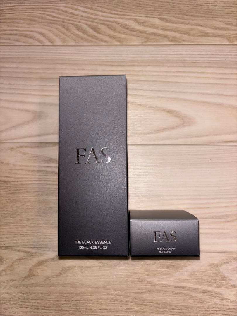 新品 FAS ザ ブラック エッセンス & クリーム セット