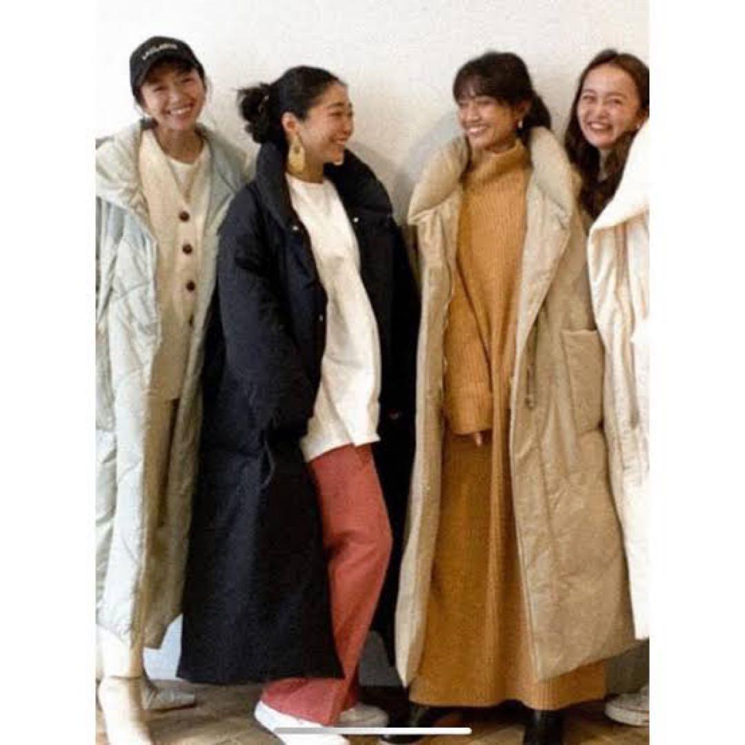 新品】シールームリン Stand Collar ロングダウンコート黒 - メルカリ