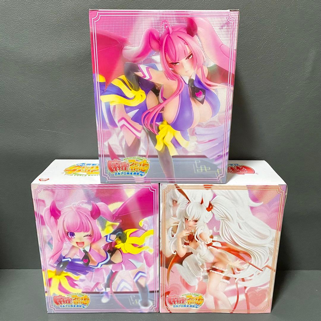 麻雀ファイトガール フィギュアコレクション 3種セット - メルカリ