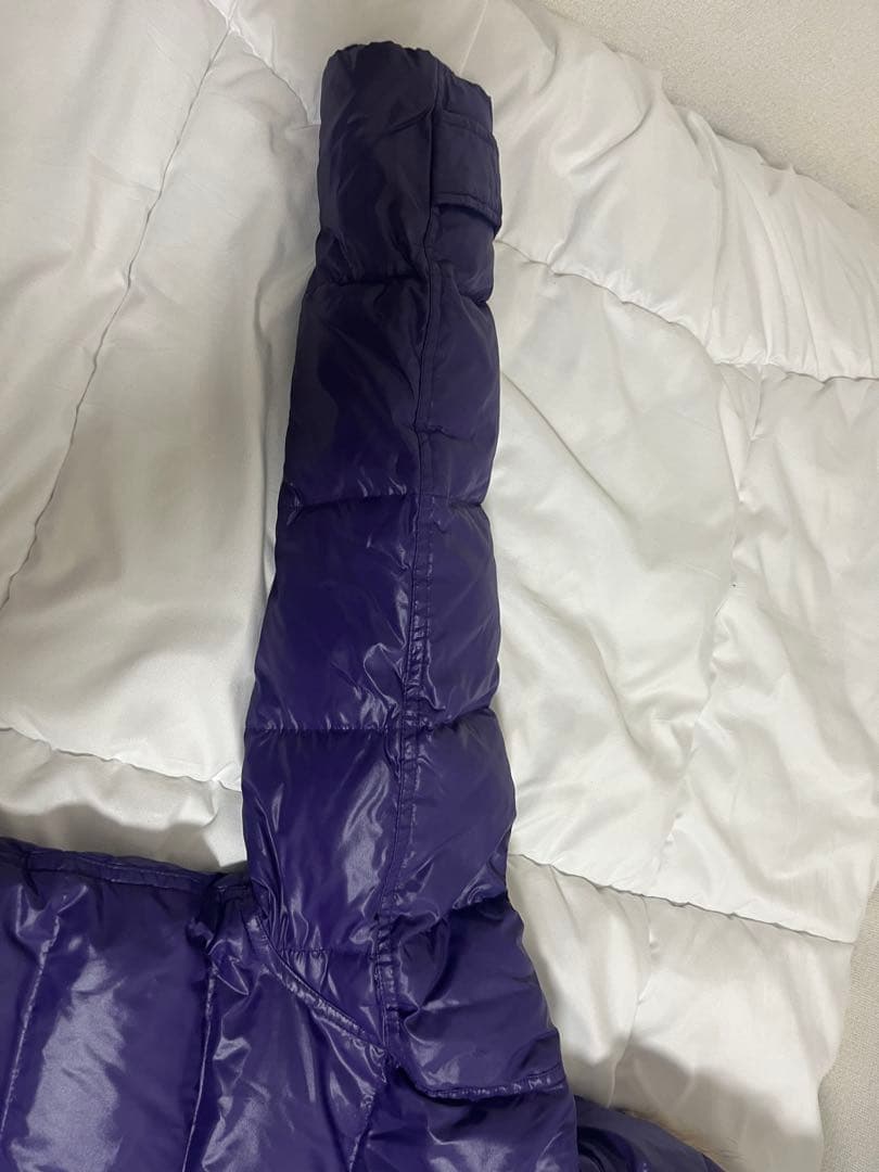 RAPUA フード付き紫ダウンジャケット M - メルカリ
