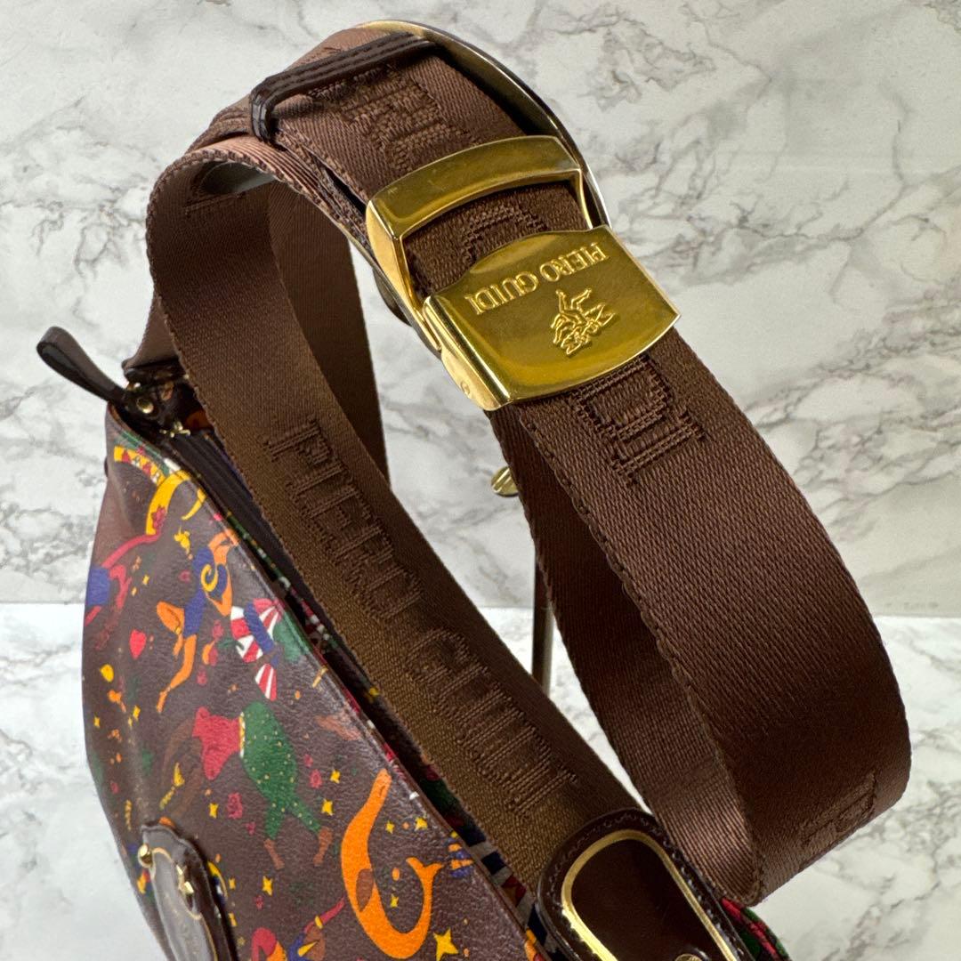 訳あり PIERO GUIDI ピエログイディ PVCレザー ショルダーバッグ