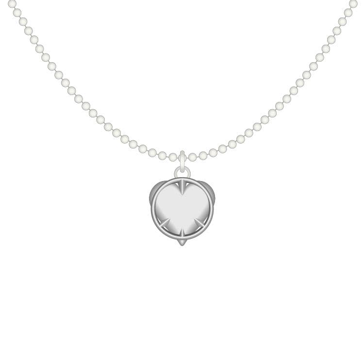 超希少】ピースハート・シルバーネックレス COMPLEX 『日本一心