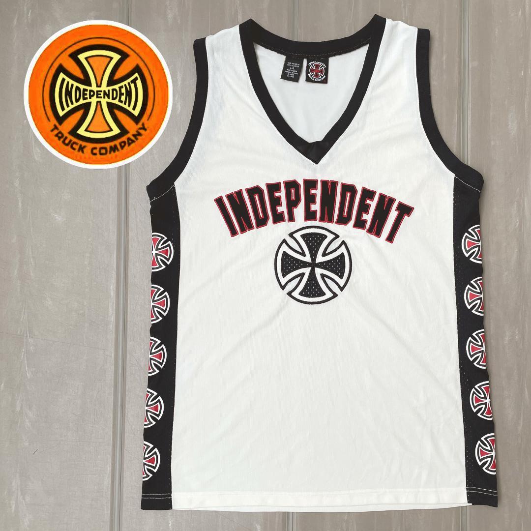 【00年代USA企画】インディペンデント アイアンクロス タンクトップ NHS INDEPENDENT】インディペンデント NHSタグ アイアンクロスロゴプリント