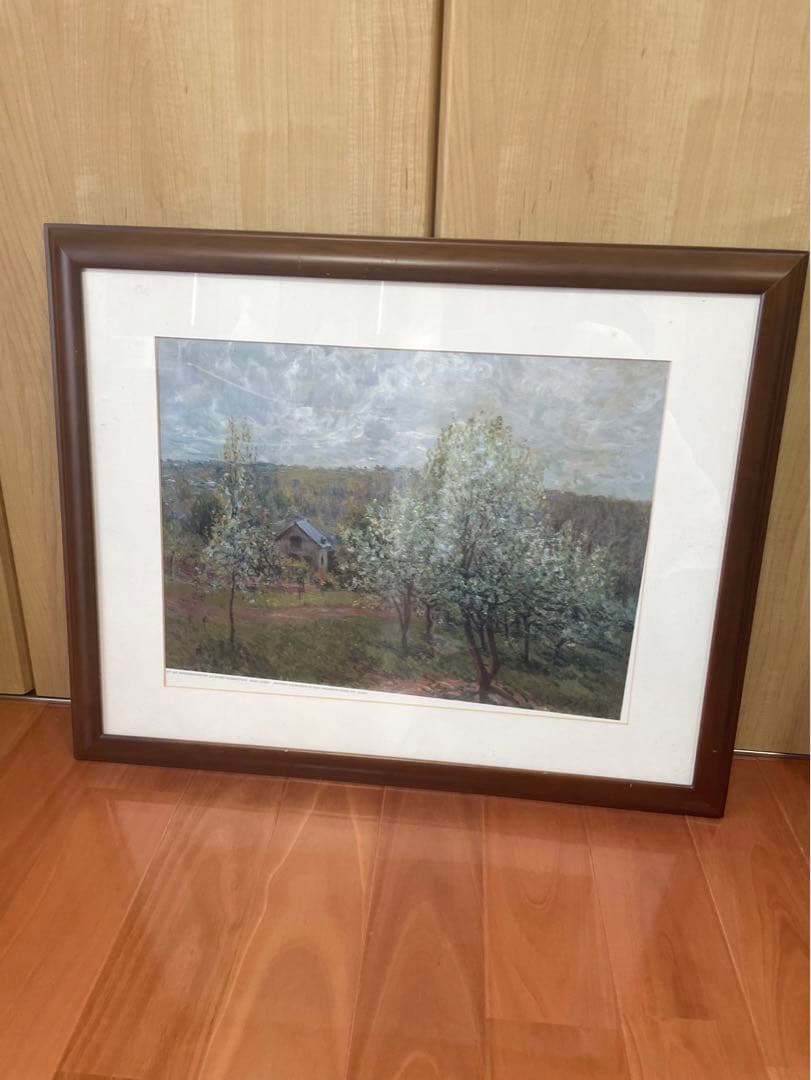 パリの春、リンゴの花、1879年 アルフレッド・シスレー作