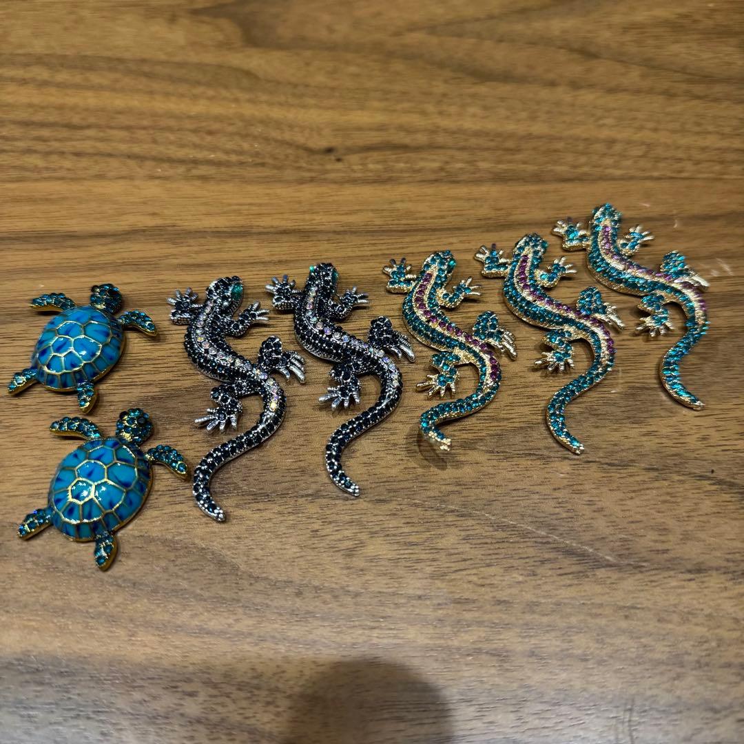 デカトカゲ カメ ギャルネイルパーツセット