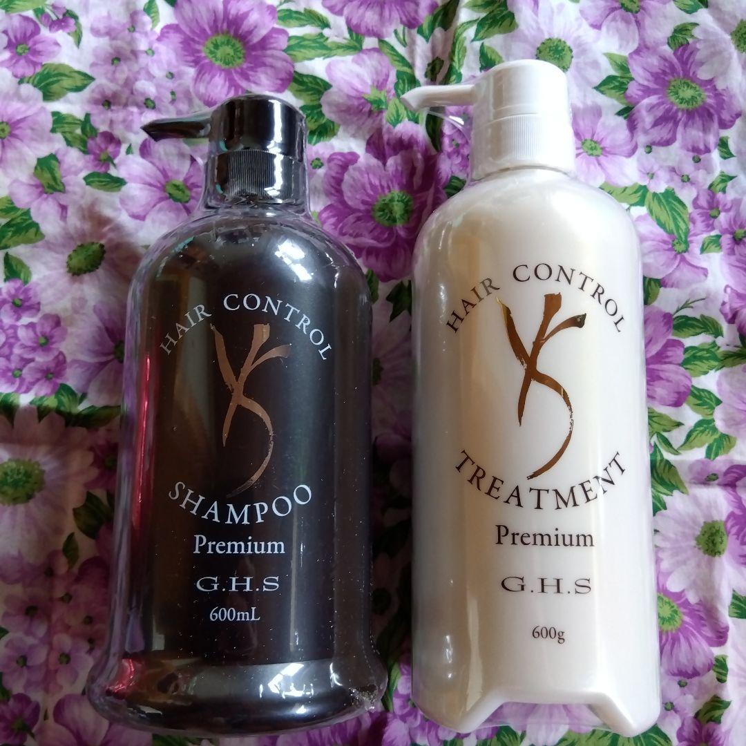 のり　G.H.S ヘアコントロールシャンプー、リンス、 600mL　未開封