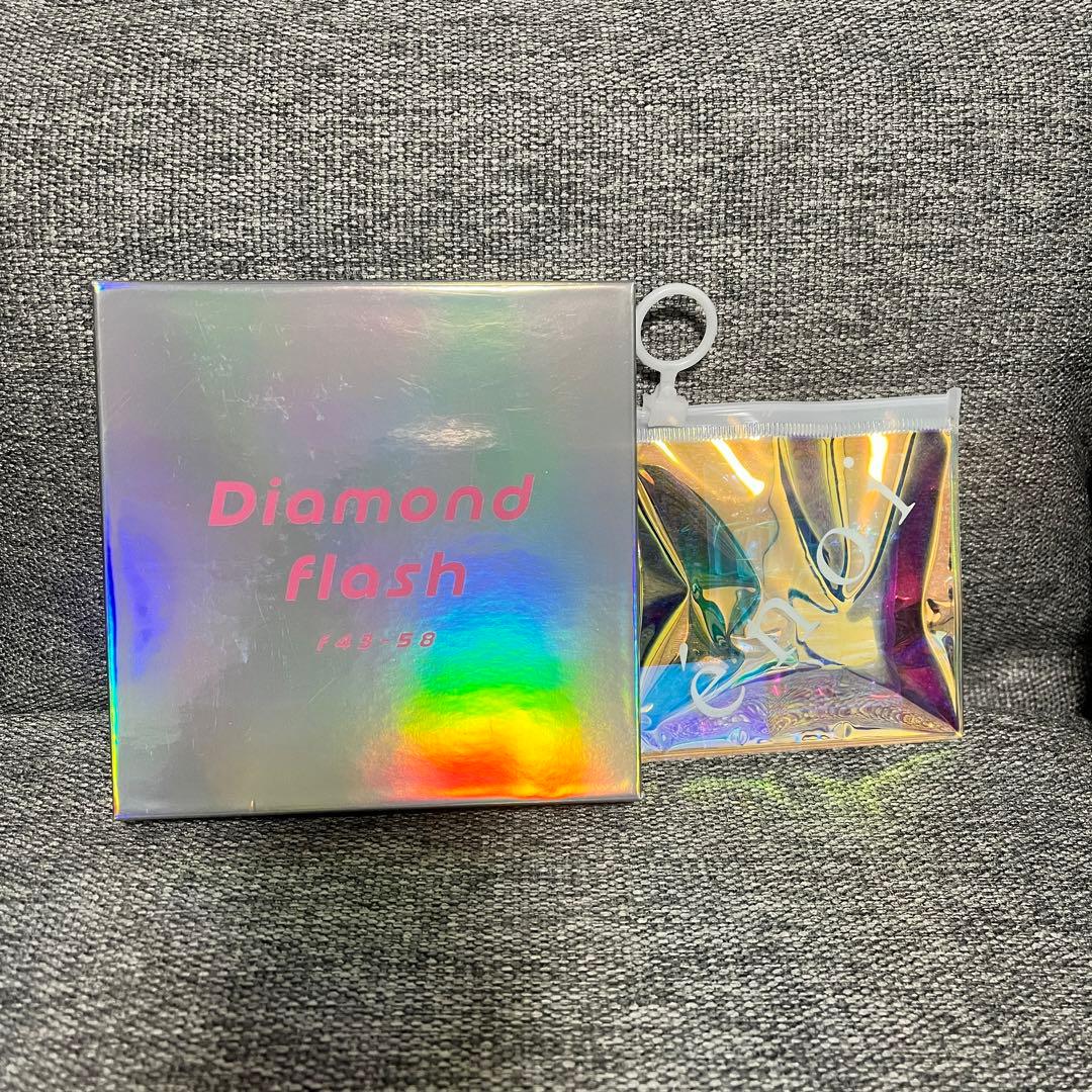 enoi ダイヤモンドフラッシュ　16色セット　スクエアカボション30pcs