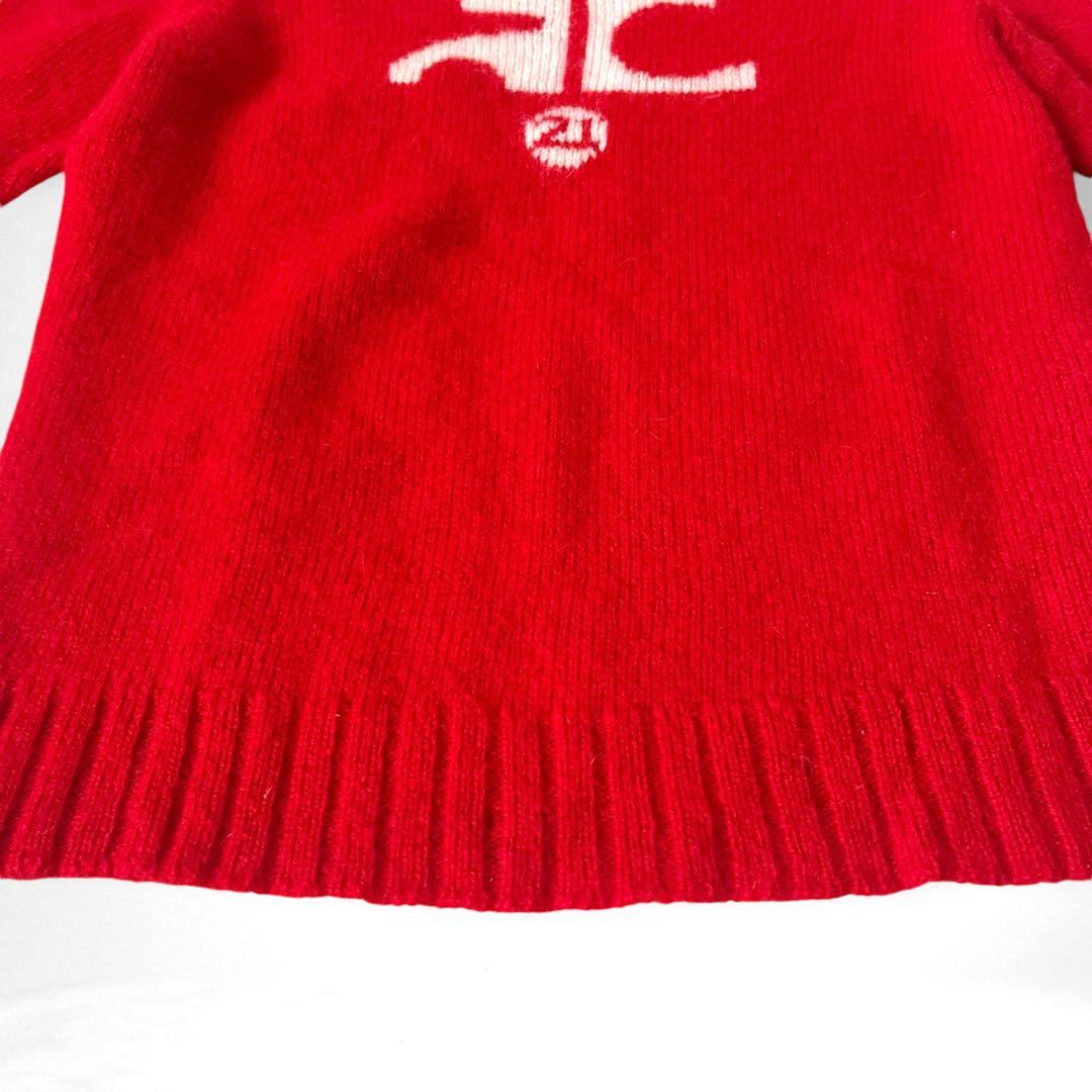 専用 希少 クレージュ21 ヴィンテージ ロゴ ニット セーター 浜崎