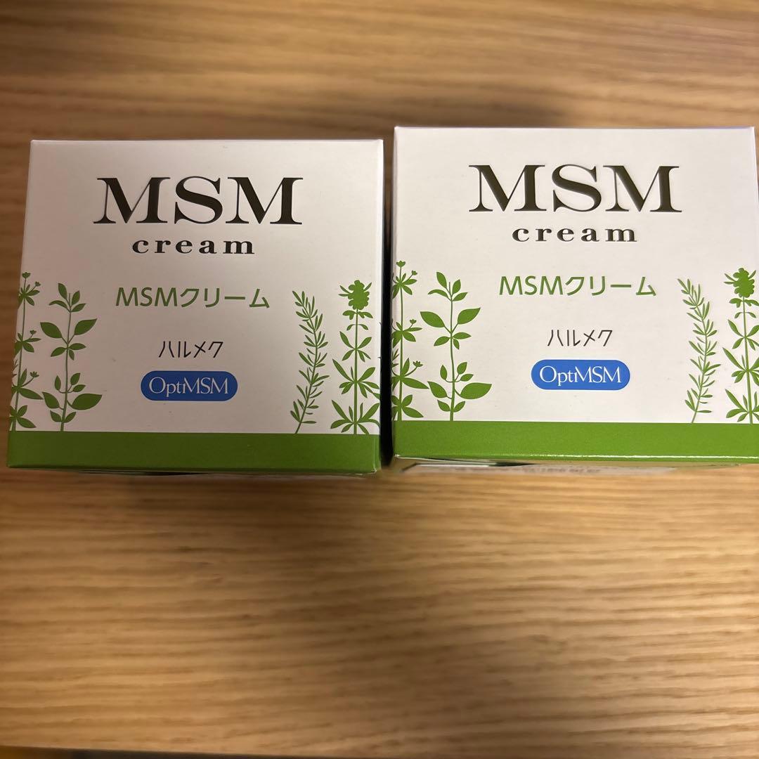 ハルメク MSMクリーム 140g×2個セット