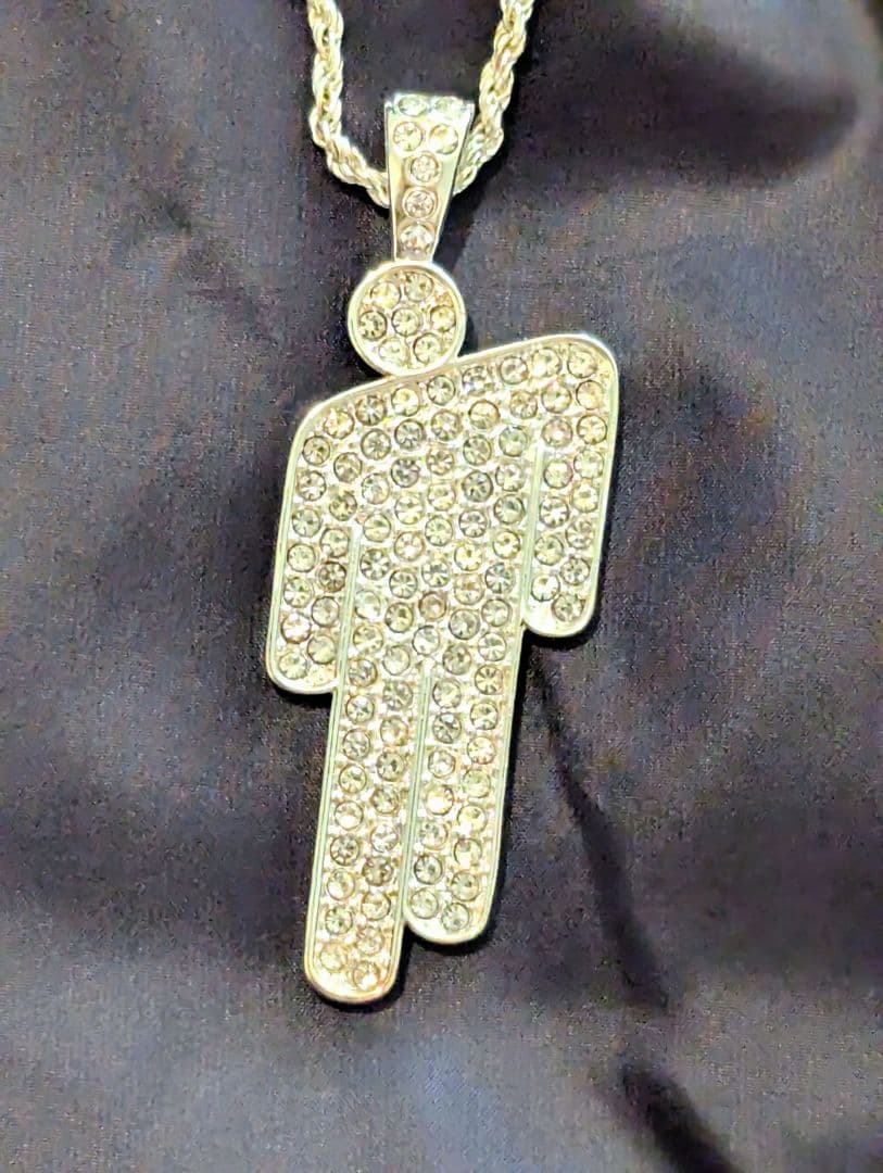 ビリーアイリッシュ 正規品 グッズ Blohshネックレス シルバー 完売