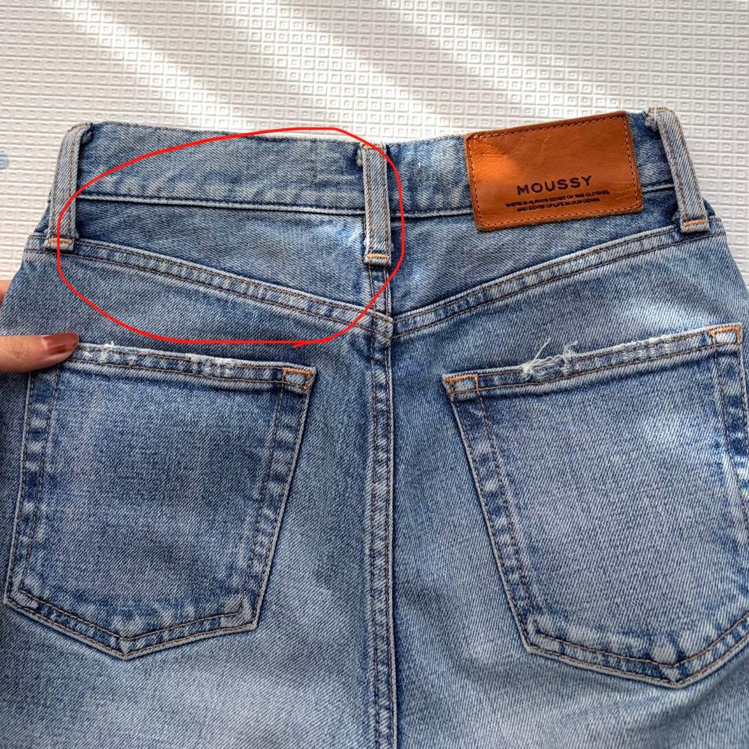 MOUSSY MVS FLARE ブルー 25インチ - メルカリ