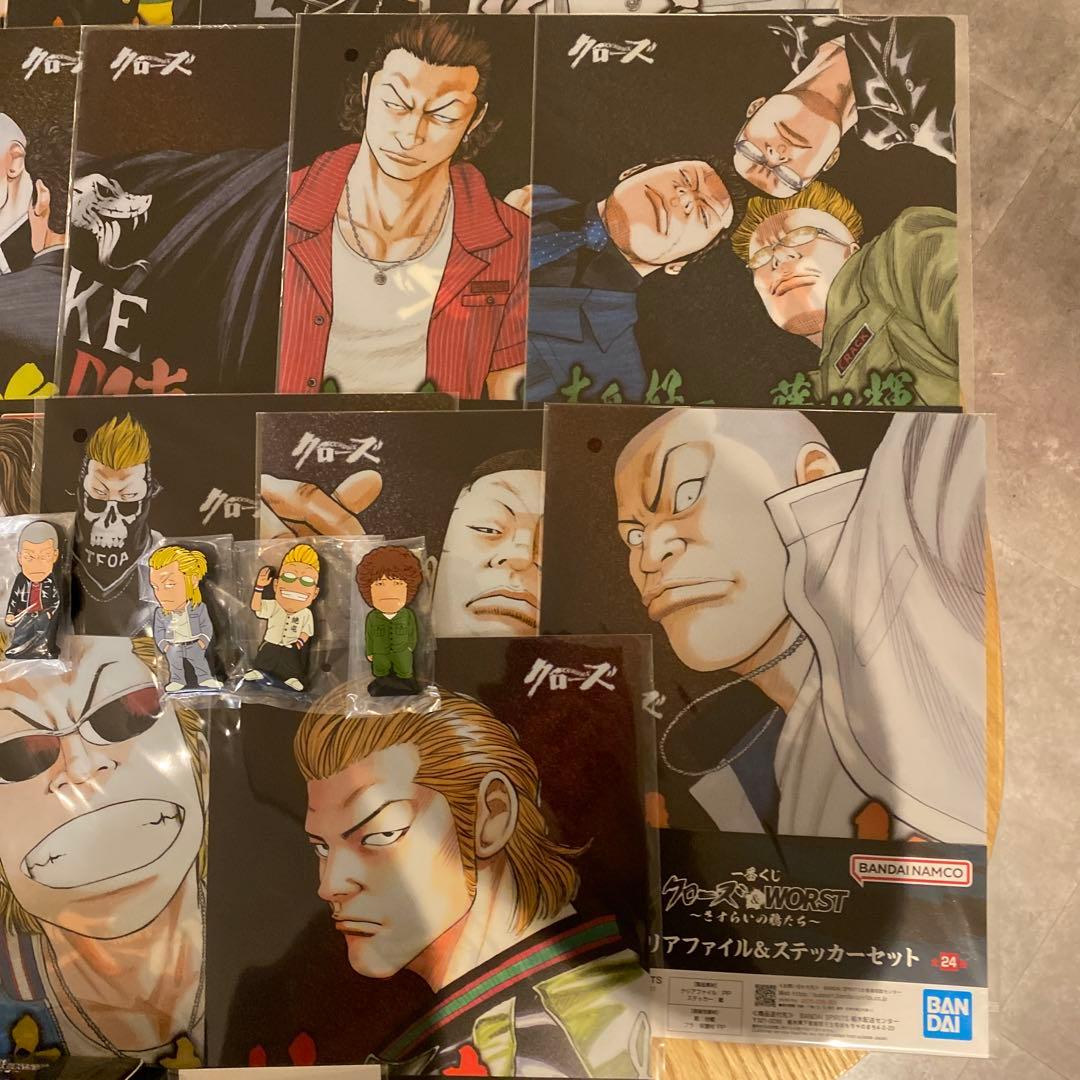 一番くじ クローズ さすらいの鴉たち D賞 I賞8個 H賞22個 F賞3個セット