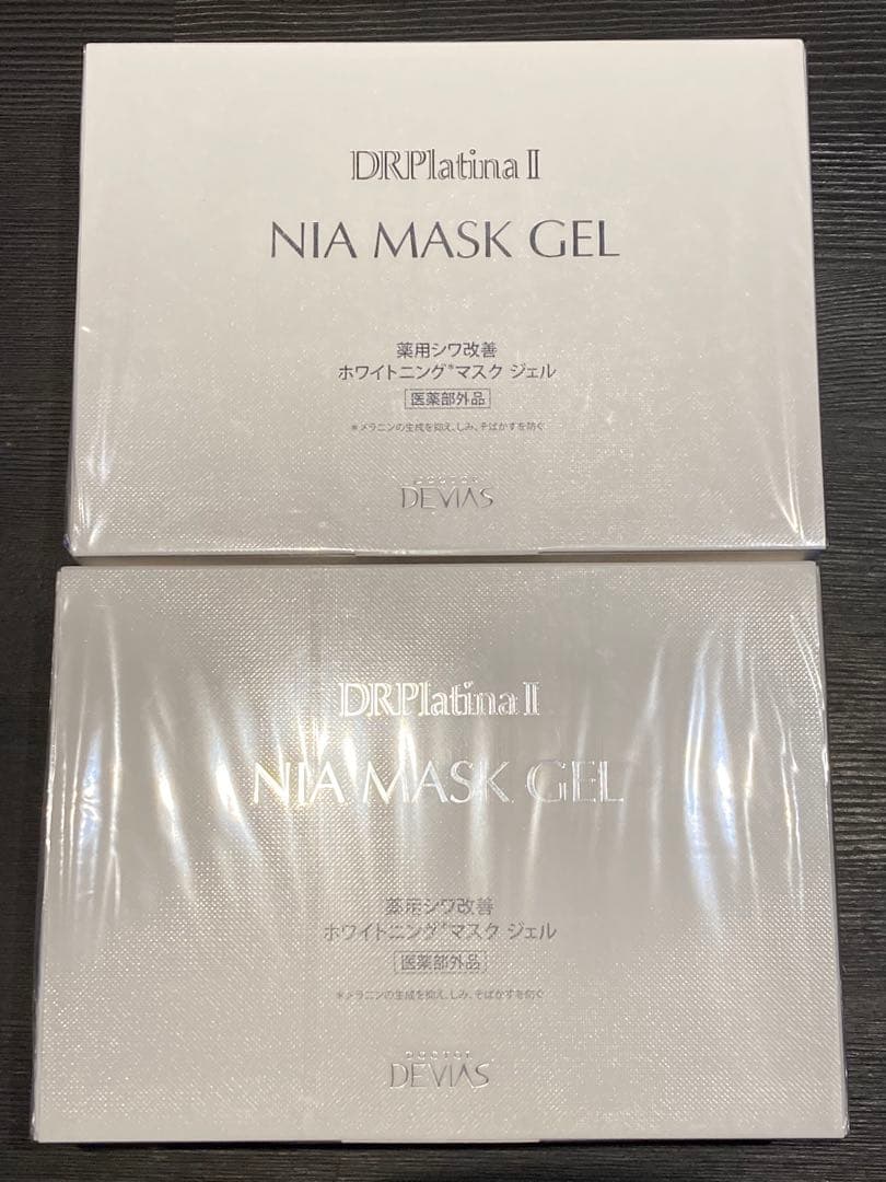 DR デヴィアスプラチナ　NIAマスク　ジェル　II 薬用シワ改善パック　2箱