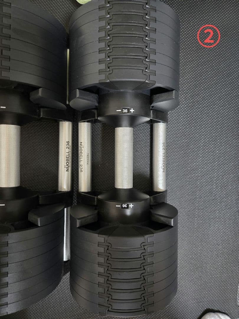 NUOBELL 236 ダンベル 36kg フレックスベル 片方のみ② NUOBELL 236 ダンベル 36kg フレックスベル 片方のみ① 楽天市場