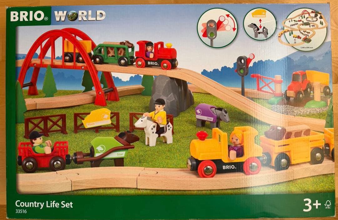 【新品未使用】BRIO ブリオ カントリーライフセット 【　33516 】