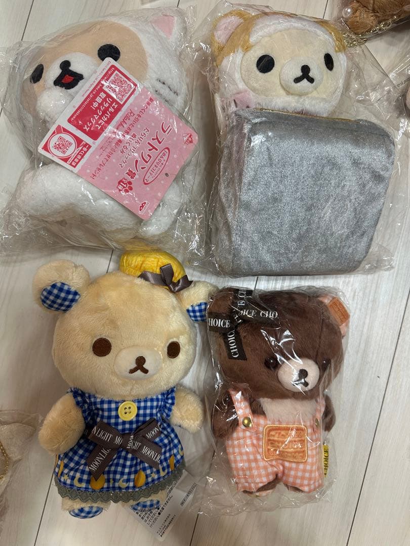 コリラックマ チャイロイコグマ　ロフト限定　ぬいぐるみ　4体セット