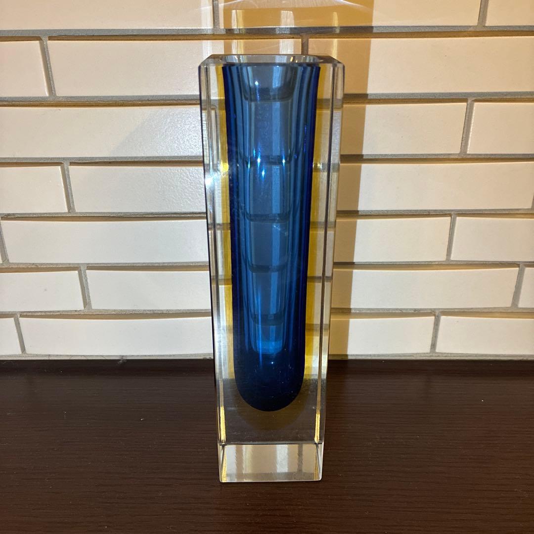 イタリア ヴェネツィア ムラノガラス 花瓶 - メルカリ