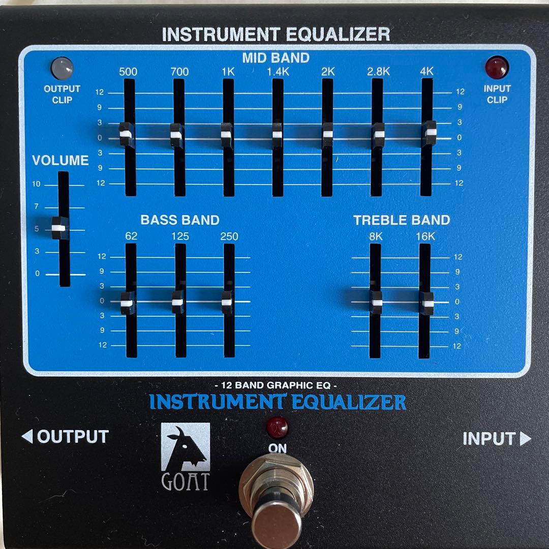 ギター goat blue instrument equalizer